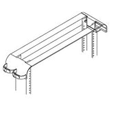Chatsworth Products 12392 Rack Radius Drop for 3" or 6" Channels without Vertical Cabling Sections